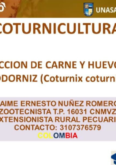 CODORNIZ. MANEJO, SANIDAD, ALIMENTACIÓN Y GENÉTICA PARA LA PRODUCCIÓN DE CARNE Y HUEVO
